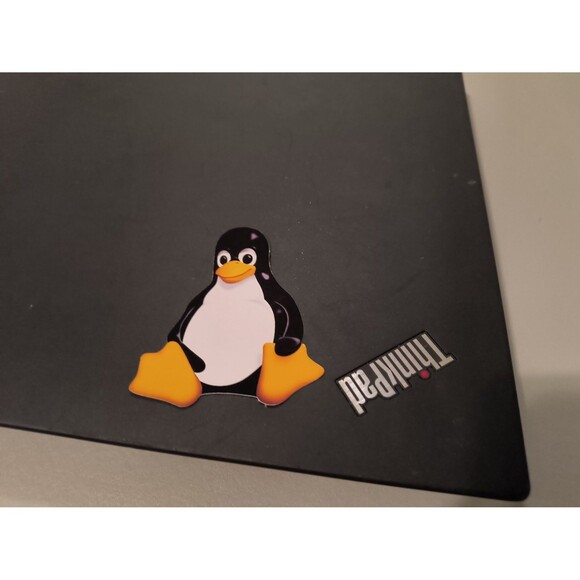 Tux Linux Penguin Computer Die Cut Sticker (Pack of 2) - Picture 3 of 4